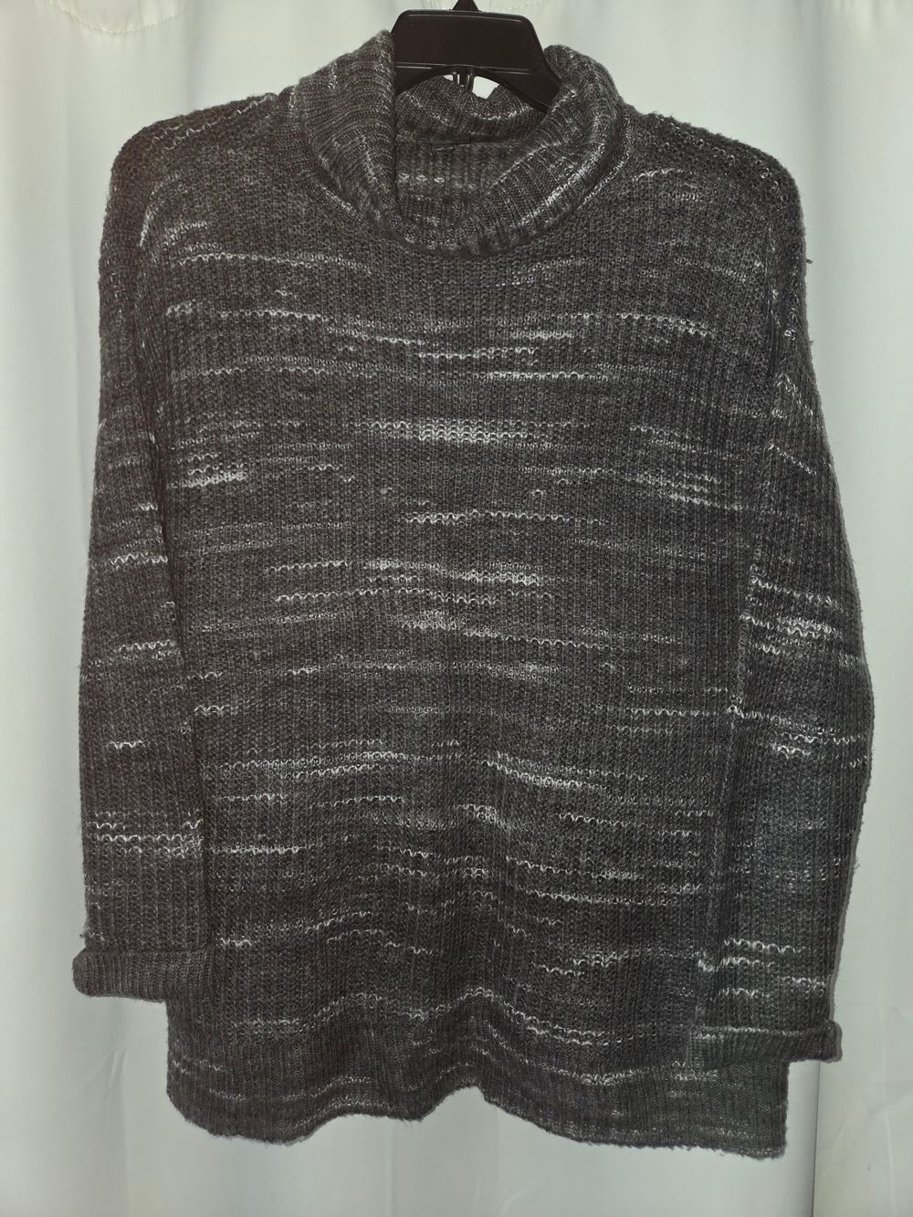Torrid Charcoal Marled Cowl Neck Sweater 2x